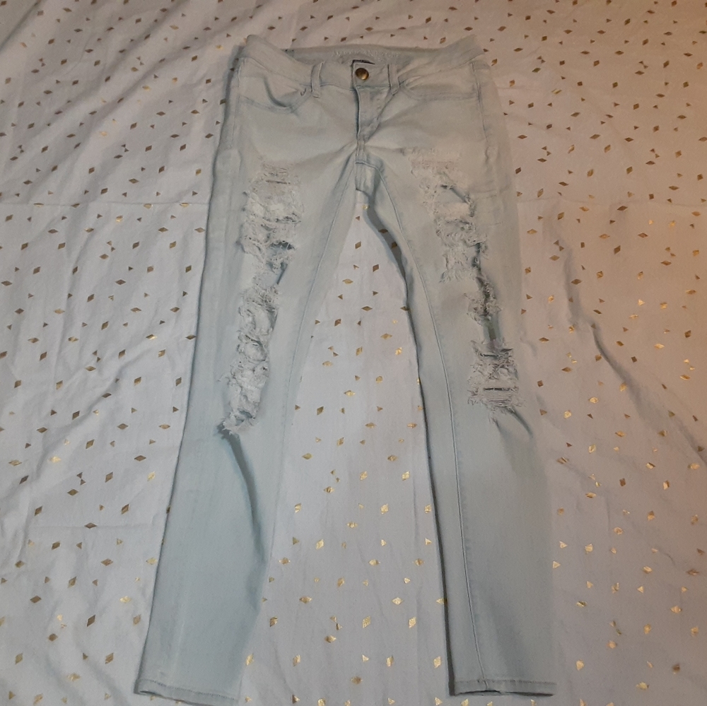 White American Eagle pants.